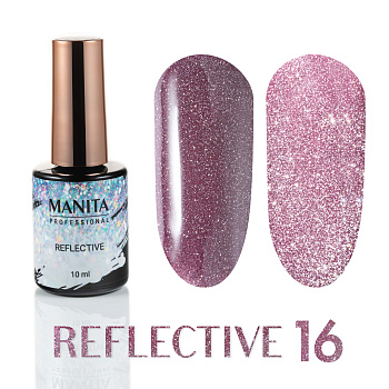 Manita Professional Гель-лак REFLECTIVE светоотражающий 16, 10мл.