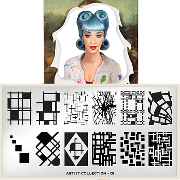 MoYou London Пластина для стемпинга Artist №01