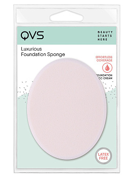 QVS Спонжи для нанесения тональной основы, 1шт