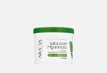 ARAVIA Professional Крымская соль с пеной с магнием, эвкалиптом и лимоном, 730 г 