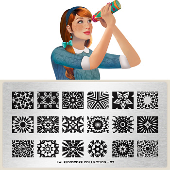 MoYou London Пластина для стемпинга Kaleidoscope №02