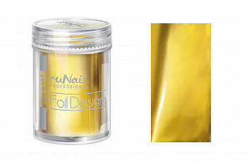 RuNail Дизайн для ногтей: фольга (золотой), 1,5 м