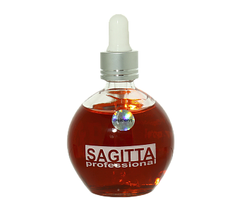 Sagitta Масло для кутикулы Бутылочка с пипеткой, Грейпфрут, 75мл.