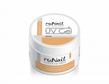 RuNail Камуфлирующий УФ-гель (Бежевый, Beige), 15г