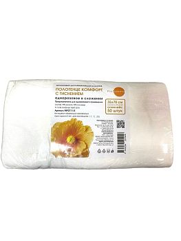 Полотенце 35*70см 50г/м Комфорт спанлейс 50шт с ТИСНЕНИЕМ, 50шт/уп.