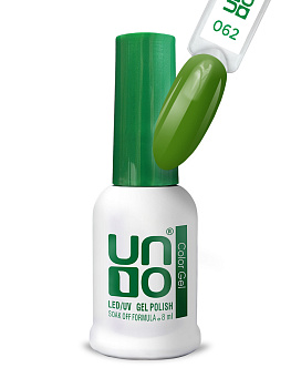 UNO Гель–лак №062 Green Apple — «Зеленое яблоко», 8мл
