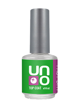 UNO Средство на лаковой основе Diamond Fast Dry Top Coat, 14мл