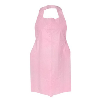 Фартуки одноразовые 80*120см, 50шт. Розовые