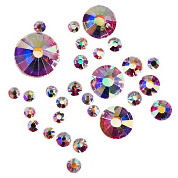 Irisk Стразы микс размеров в баночке (02 Голография)