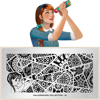 MoYou London Пластина для стемпинга Kaleidoscope №01