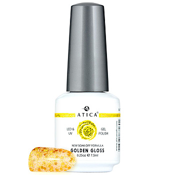 Atica Гель-лак Golden Gloss 120GPM, 7.5мл