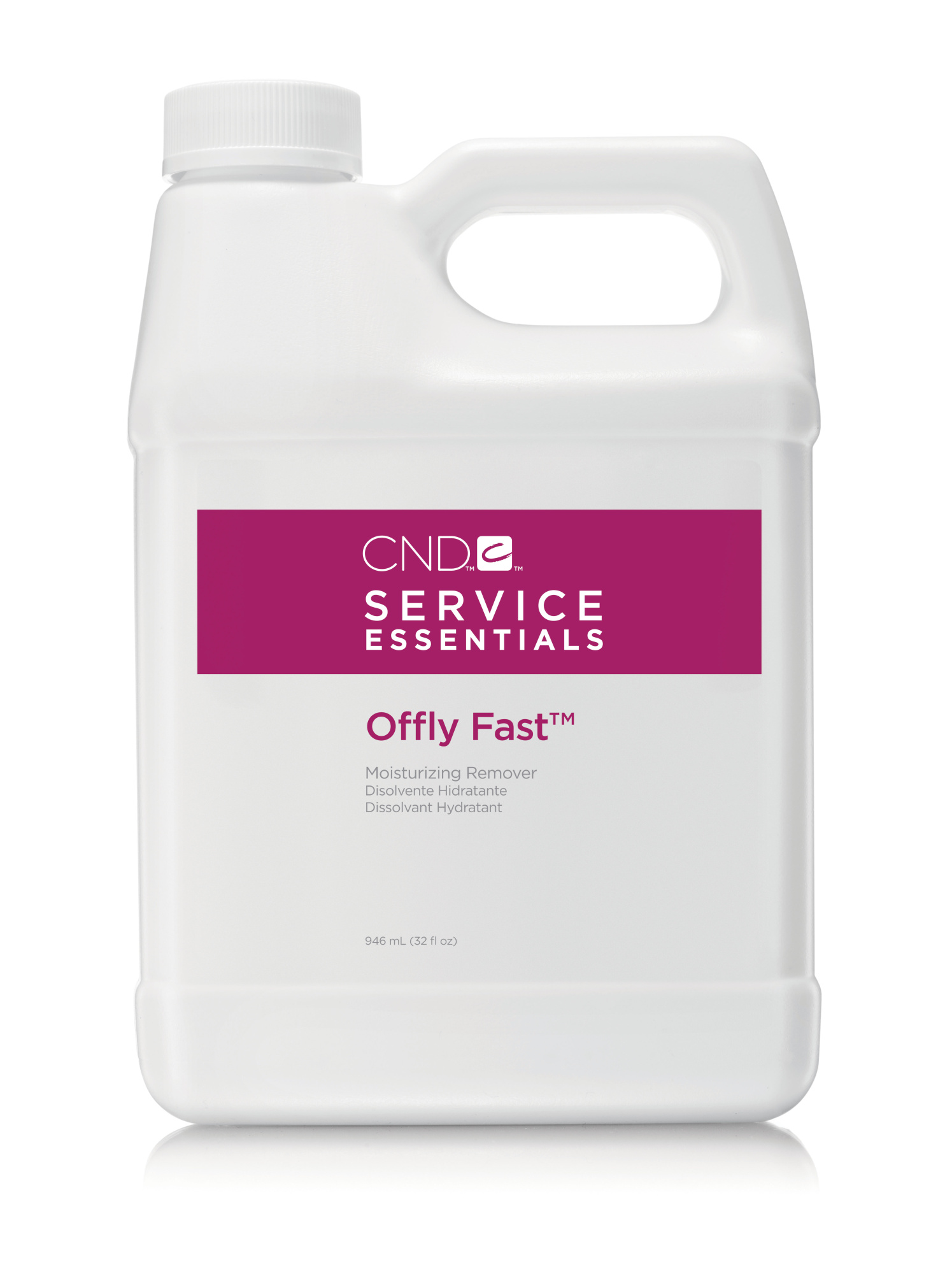 CND Питательная жидкость для удаления искусственных покрытий Shellac Offly Fast, 946мл