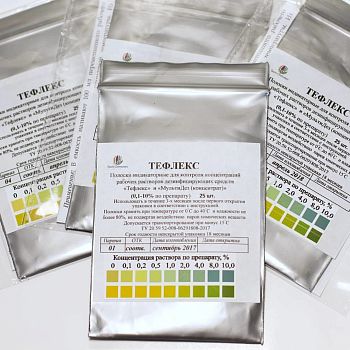 Тефлекс Индикаторные тест-полоски, 25 шт