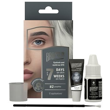 Bronsun Набор для домашнего окрашивания Графит №2