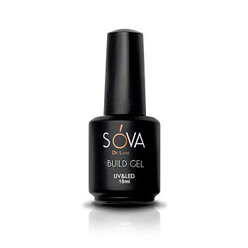 Sova De Luxe Build Gel №1 Прозрачный, 15мл