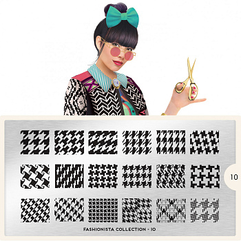 MoYou London Пластина для стемпинга Fashionista №10