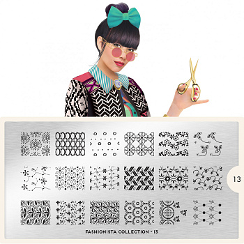 MoYou London Пластина для стемпинга Fashionista №13