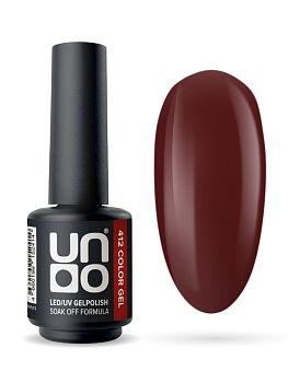 UNO Гель–лак №412 Dark Red — «Темно-красный», 8мл