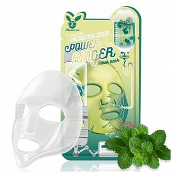 Elizavecca Маска тканевая для лица с центеллой - Centella asiatica deep power ring mask pack, 23мл