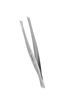 Staleks Пинцет для бровей CLASSIC 10 TYPE 3 (широкие скошенные кромки) П-02