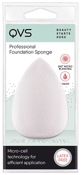 QVS Профессиональный спонж для нанесения тональной основы