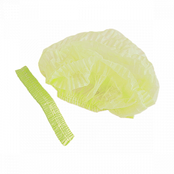 1-TOUCH Шапочка "Шарлотка" Спанбонд Желтый, 100шт/уп.