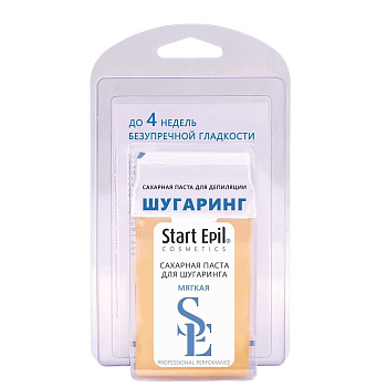 Start Epil Набор паста в картридже "Мягкая" 100г + бумажные полоски