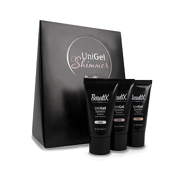 Beautix Набор UniGel Shimmer 3 оттенка 30ml