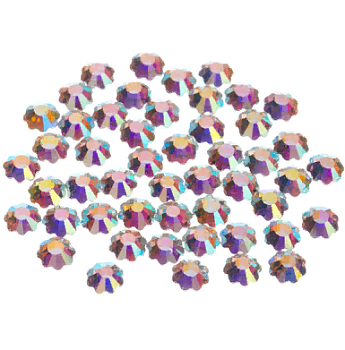 Irisk Стразы Swarovski Австрия цветочки и жемчуженки АВ, 50шт