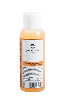 Planet Nails Жидкость для снятия лака без ацетона Кокос и абрикос, 100мл