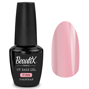 Beautix Камуфлирующая база Pink, 15мл