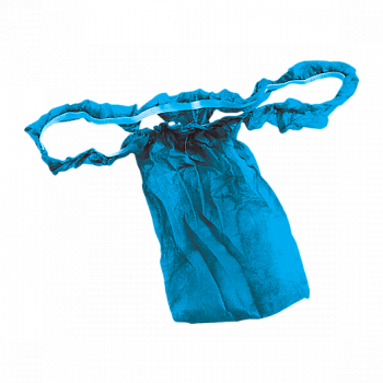 1-TOUCH Трусы бикини женские с рюшкой, 10шт/уп. Голубой