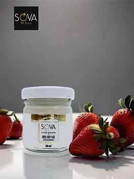 Sova de Luxe Свеча увлажняющая Клубника Deep Care Strawberry, 30мл