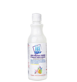 Тефлекс моющее концентрированное средство для полов, 0,5л (с отдушкой) Тефлекс моющее концентрированное средство для полов, 0,5л (с отдушкой)