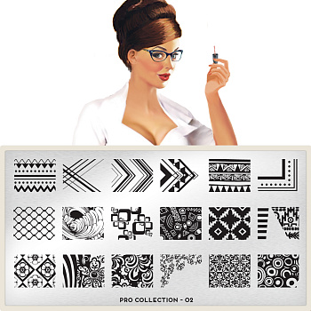 MoYou London Пластина для стемпинга PRO №02