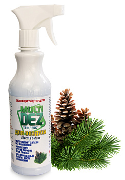 МультиДез-Тефлекс для дезинфекции воздуха, Триггер, 1л. с отдушкой Пихта МультиДез-Тефлекс для дезинфекции воздуха, Триггер, 1л. с отдушкой Пихта