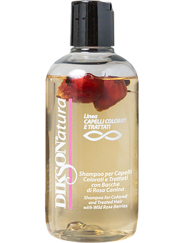 Dikson Per Capelli WITH ROSE HIPS Шампунь с ягодами красного шиповника для окрашенных волос 250мл