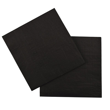 1-TOUCH Салфетки спанлейс черные 15*20см, 100шт/уп.