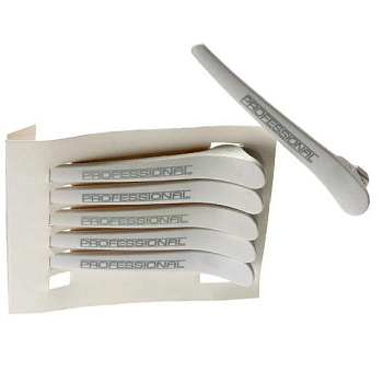 Зажим Пластмассовый БЕЛЫЙ 6шт ECO Professinal CW-A841-1