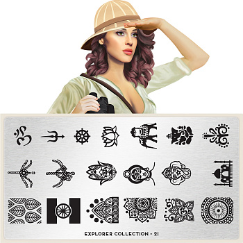 MoYou London Пластина для стемпинга Explorer №21