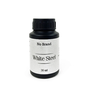 NoBrand Топ без липкого слоя White Steel, 30мл NoBrand Топ без липкого слоя White Steel, 30мл