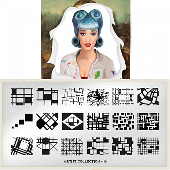 MoYou London Пластина для стемпинга Artist №16