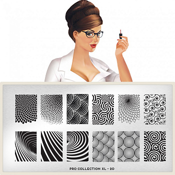 MoYou London Пластина для стемпинга PRO XL №20