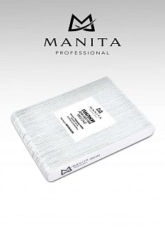 Manita Professional Пилка для ногтей Прямая MINI 100/180 грит, 13 см Manita Professional Пилка для ногтей Прямая MINI 100/180 грит, 13 см