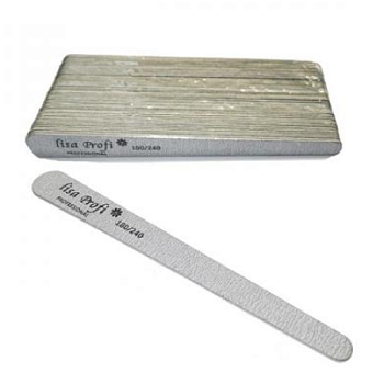 LisaProfi Пилки деревянные для натуральных ногтей Капля 180/240, 50шт LisaProfi Пилки деревянные для натуральных ногтей Капля 180/240, 50шт