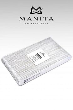 Manita Professional Пилка для ногтей Прямая 180/240 грит, 17,8 см Manita Professional Пилка для ногтей Прямая 180/240 грит, 17,8 см