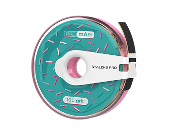 Staleks Pro Сменный файл-лента papmAm в пластиковой катушке Bobbinail 100 грит (6 м) Staleks Pro Сменный файл-лента papmAm в пластиковой катушке Bobbinail 100 грит (6 м)