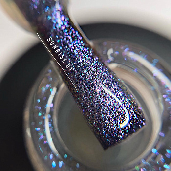 Sova De Luxe Топ с микрошиммером без липкого слоя Sunrise 01, 15мл