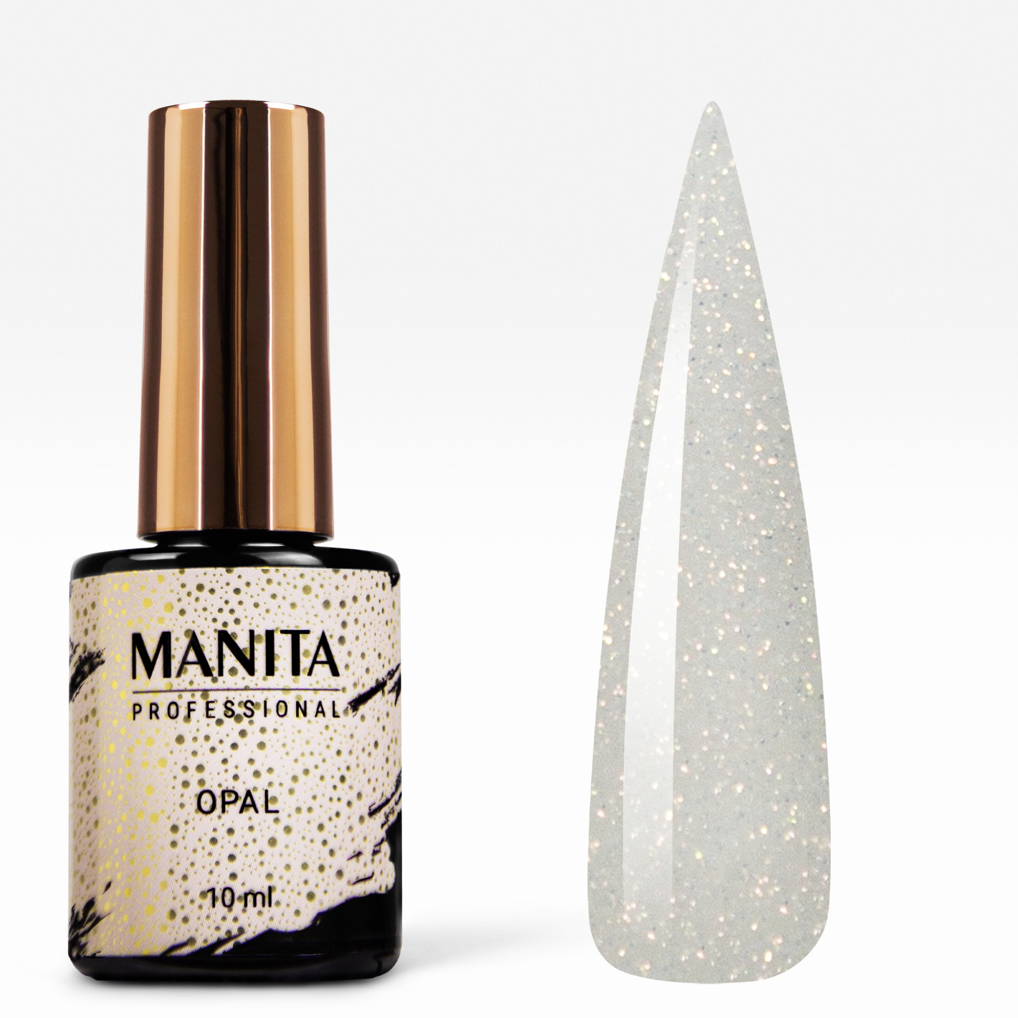 Manita Professional Гель-лак OPAL с мелким шиммером 02, 10мл.