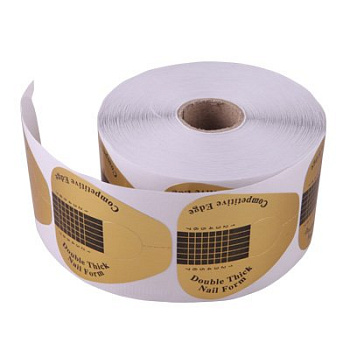 Irisk Формы широкие Золотые в рулоне, 450-500шт